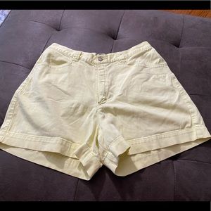 Yellow high waisted shorts - Lee’s
